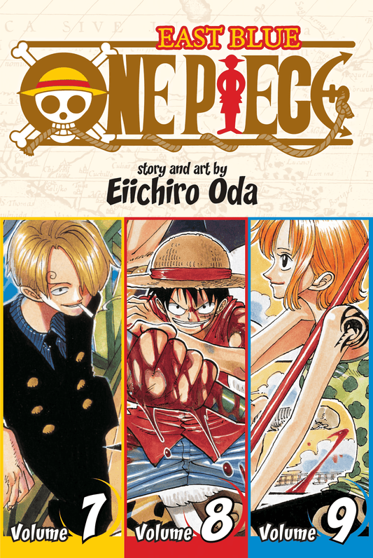 One Piece Omnibus Edition Manga Volume 3 (Inglés)