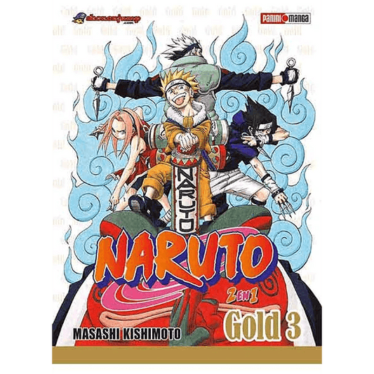 Naruto Gold Edition - 2 en 1 Vol. 3 (Español) - Kinko