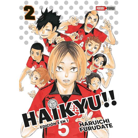 Haikyu!! Edición 3 en 1 - Vol. 2 (Español) - Kinko